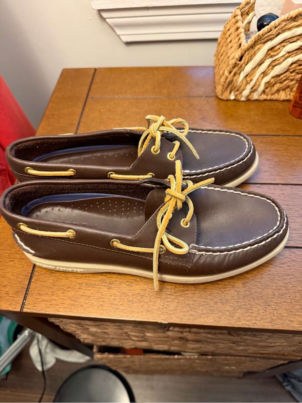 Sperry Top-Sider Authentic Original Boat Shoes brown leather 8.5